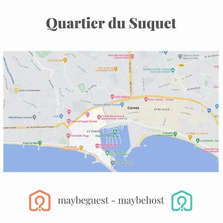 Appartamento C054-bel Lumineux Au Coeur Du Suquet Cannes